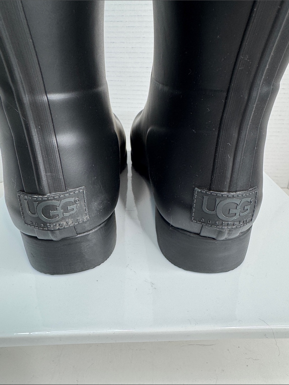 UGG Australia Sabene Tall Rain Boots, Plaid Upper, Women's Size 9-NEW - Picture 7 of 9